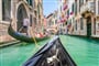 Itálie - tradiční gondola v Benátkách
