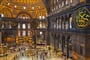 Poznávací zájezd do Turecka -  Interiér Hagia Sophia v Istanbulu