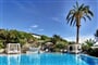 Odpočinkové altánky u bazénu, Villasimius, Sardinie
