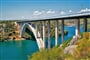 Most nad řekou Krka u Šibeniku - poznávací zájezdy do Chorvatska