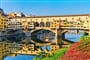 Most Ponte Vecchio ve Florencii - poznávací zájezdy do Itálie