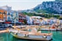 Lodě na ostrově Capri - poznávací zájezdy do Itálie