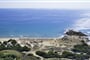 Pláž - letecký pohled, Chia, Sardinie