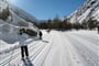 Lyžování ve Švýcarsku - Saas - cross country skiing