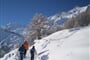 Lyžování ve Švýcarsku - Saas - winter hiking