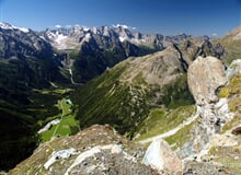 Švýcarsko - oblast Davosu a Svatého Mořice