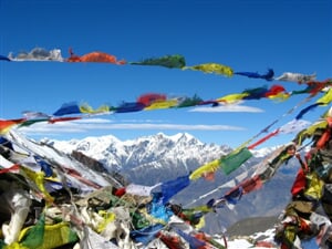 OKOLO ANNAPUREN - trekking v Nepálu, Annapurna, Manaslu a Daulaghiri, letecky