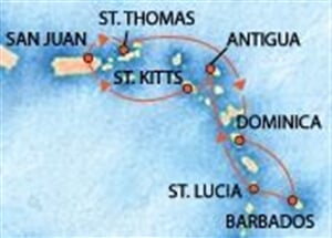 Carnival Victory - Portoriko, St. Thomas, Dominika, Barbados, St. Lucia, St. Kitts, St. Maarten