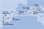 MSC Fantasia - Itálie, Španělsko, Maroko, Kanárské ostrovy, Madeira (Letenka a transfer v ceně)