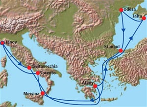 Mezi Evropou a Asií I. - plavba
