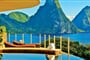 Severozápadní pobřeží - Jade Moutain St. Lucia*****+