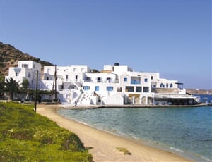 Ios letecky z Ostravy - Mylopotas - Villa Gorgona *** (MRT)