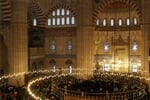 Turecko - Edirne - Selimova mešita - interiér