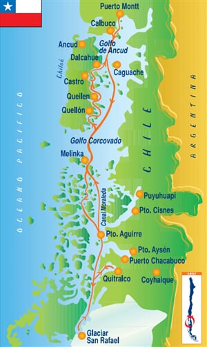 Chile – luxusní plavba severní Patagonií