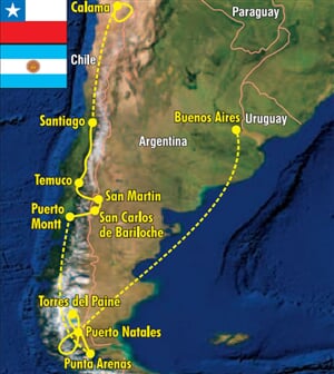 Chile a Argentina – magické pouště, horké prameny a věčný led