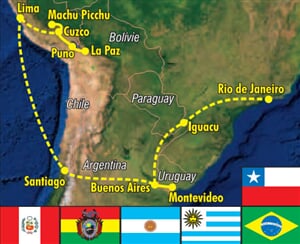 Velký okruh Latinskou Amerikou