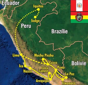 Peru a Bolívíe - velký okruh říší Inků