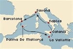 Costa Magica - Malta, Itálie, Španělsko, Baleárské ostrovy