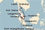 Costa Victoria - Malajsie, Thajsko, Singapur
