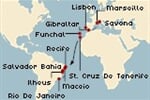 Costa Favolosa - Francie, Madeira, Kanárské ostrovy, Brazílie