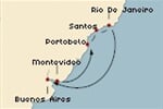 Costa Fortuna - Brazílie, Argentina, Uruguay