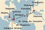 Costa Mediterranea - Karibik, Kanárské ostrovy, Madeira, Španělsko, Francie