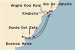 Costa Serena - Argentina, Brazílie, Uruguay