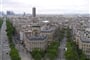 Francie - Paříž - pohled z Vítězného oblouku směrem La Defense
