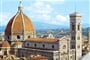 Itálie - Florencie - dóm, jeden  ze skvostů středověké architektury, 1296-1468, několik architektů včetně Giotta