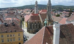 Maďarsko - Šoproň - Kozí kostel, post. pro františkány 1300