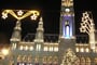 Rakousko, Vídeň,  radnice v adventním osvětlení a náladě