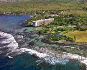 Havajské ostrovy - Big Island - Keauhou Beach Resort - ocean view