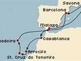 Itálie, Španělsko, Maroko, Kanárské ostrovy, Madeira