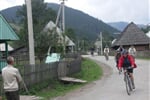 Podkarpatská Rus - Siněvirská Poljana, průjezd touto vesnicí je jizda živoucím skanzenem