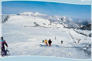 Lofer - lyžování v Alpách - rodinný pobyt - děti zdarma, pension - skipas v ceně / č. 6011