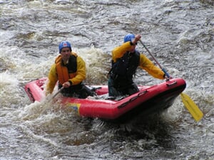 Otava - Jarní rafting na Otavě