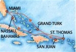 Carnival Glory - Florida, Bahamy, St. Thomas, Portoriko, Turks & Caicos