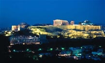 athens by night