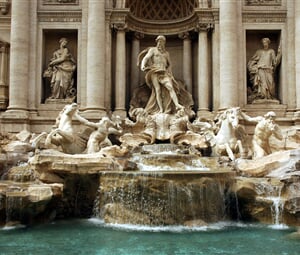 Řím - Di Trevi Fountain, Rome, Italy