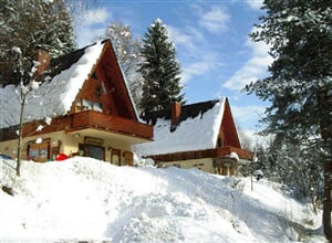 Nassfeld, Hermagor lyžování v Rakousku - apartmánové chatky DAS KLEINE FERIENDORF