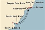 Costa Serena - Argentina, Brazílie, Uruguay