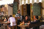 Korsika - Bonifacio - místní restaurace

