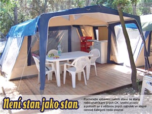 Camp Diana & Josip - stany 8 dní vl. dopravou nebo busem