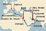 Costa neoRomantica - Arabské emiráty, Omán, Egypt