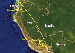 Peru - Bolívie - Ecuador