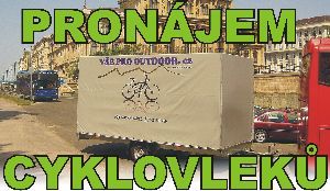 pronájem cyklovleků malý