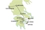 Zájezd - Řecko, antické památky s pobytem v Tolu - mapa