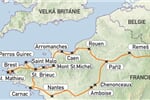 Normandie a Bretaň se stewardy (bez nočních přejezdů)
