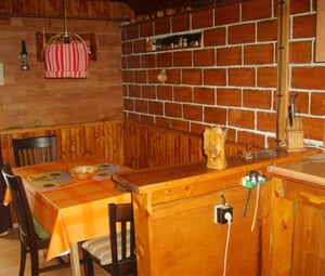 Jídelní kout ve společenské místnosti