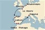 Costa Allegra - Velká Británie, Francie, Španělsko, Portugalsko